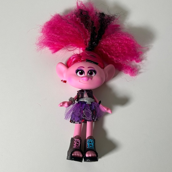 Dreamworks Troll Dolls Set Of 5 Queen Poppy Spruce Bruce Floyd (33Y) - Picture 8 of 9